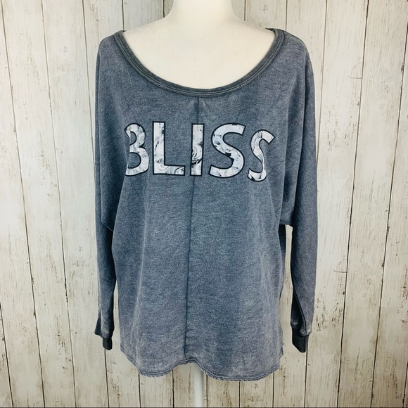🔥CHASER🔥Anthropologie BLISS Long Sleeve Knit Pullover Top Gray XS NWT - Picture 2 of 5